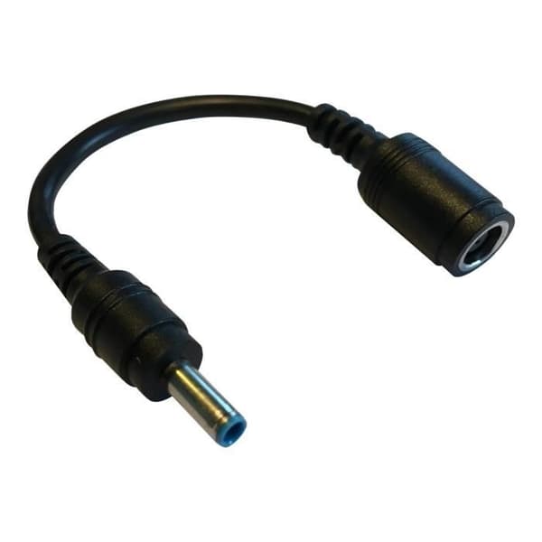 Mikrobatterikonverteringskabeladapter för 7,4 mm DC-kontakt (F) Power Jack till 4,5 mm DC-kontakt (M)