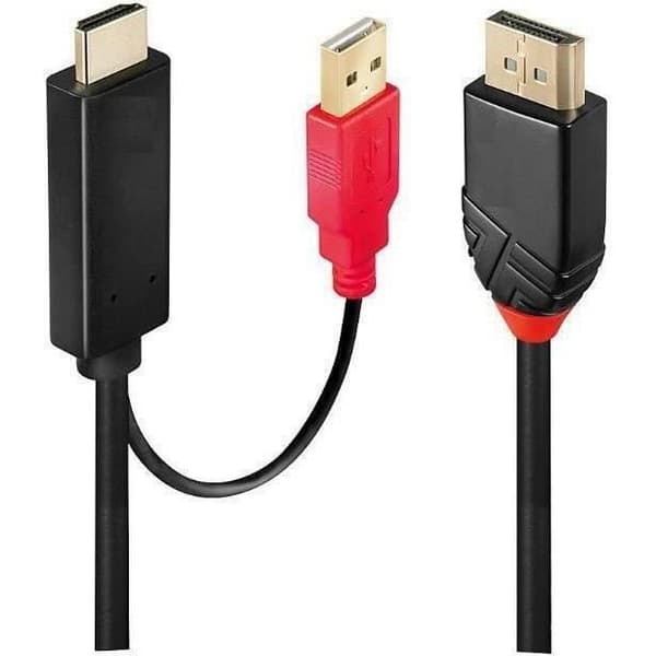 MicroConnect Videokabel-Adapter 3 m HDMI Typ A (Standard) DisplayPort Schwarz () - HDMI-DP-CON3