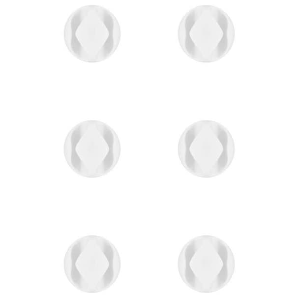 KABELHANTERING 2 SPÅS 6ST VIT, 3M LIM. ORGANISERA DINA KABLAR