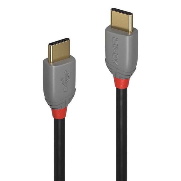 LINDY USB 2.0 Type-C-kabel - Anthra Line - 1m