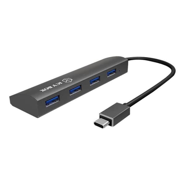 ICY BOX IB-AC6405-C Hub 4 x SuperSpeed USB 3.0 stationär dator