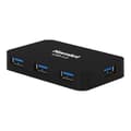 Miniatyrbild 2 av 4: Hamlet XHUB430BK 4 x SuperSpeed USB 3.0 Hub Desktop