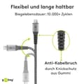 Miniatyrbild 3 av 3: Goobay USB 3.0 till Micro USB-kabel - grå - 1 m