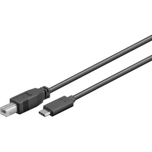 MICROCONNECT W127021092 USB-KABEL 5 M USB 2.0 USB C USB B SVART (USB3.1