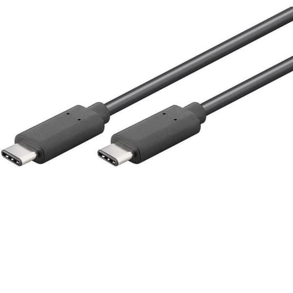 MICROCONNECT USB3.1CC2 USB-KABEL 2M USB C HAN SVART
