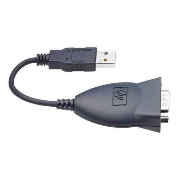 Dataöverföringskabel - HPE - 1,20 m - USB Typ A hane - DB-9 hona seriell - svart