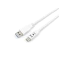 Miniatyrbild 3 av 4: UTRUSTNING 128364 USB-KABEL 1 M USB 3.2 GEN 1 (3.1 GEN 1) USB A USB C VIT