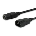 Miniatyrbild 3 av 4: UTRUSTNING 112101 SVART ELKABEL 3 M C13 KOPPLARE C14 KOPPLARE