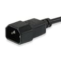 Miniatyrbild 4 av 4: UTRUSTNING 112101 SVART ELKABEL 3 M C13 KOPPLARE C14 KOPPLARE