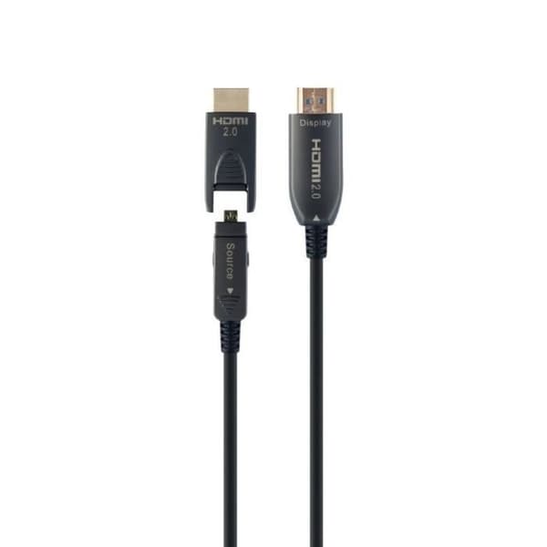 Gembird Cle AOC High Speed HDMI med ethernet 30 m med adapter D/A - 8716309124522