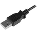 Miniatyrbild 3 av 4: Micro USB laddnings- och synkroniseringskabel - STARTECH.COM - Vänster vinkelkontakt - 0,25 mm² - 1 m