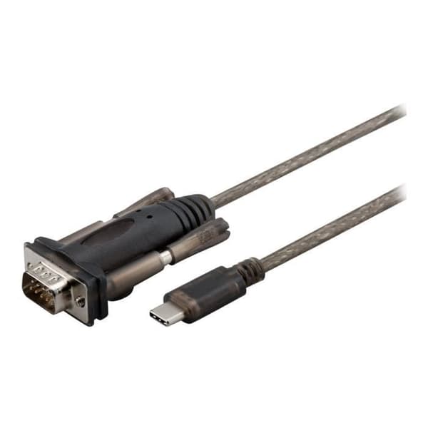 MicroConnect USB-kabel DB-9 (M) till USB-C (M) USB 3.1 tumskruvar