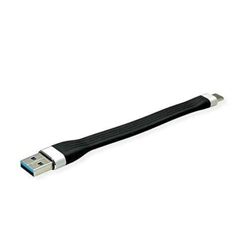 ROLINE USB3.2 GEN1-KABEL, A-C, FLEX M-M, 11CM
