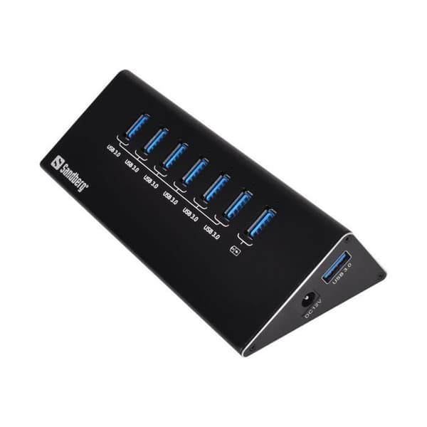 Sandberg USB 3.0 Hub 7 Port Hub 7 x SuperSpeed USB 3.0 Stationär dator
