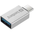 Miniatyrbild 1 av 2: USB-C till USB 3.0-adapter - Sandberg - Dongel - Aluminium - Silver - 80 mm