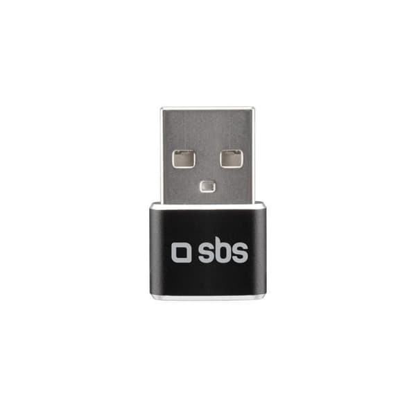 SBS TEADAPTUSBTC KABEL KÖNSVÄXARE USB TYPE-A USB TYPE-C SVART