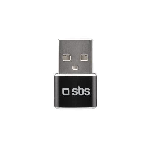 SBS TEADAPTUSBTC KABEL KÖNSVÄXARE USB TYPE-A USB TYPE-C SVART