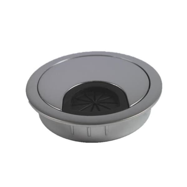 SKRIVBORDSGROMMET Ø60MM ALUMINIUM VIVOLINK W126153317
