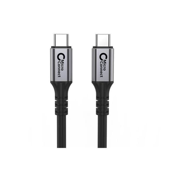 MICROCONNECT USB4CC1 USB-KABEL 1,2 M USB4 GEN 3X2 USB C SVART W12640182