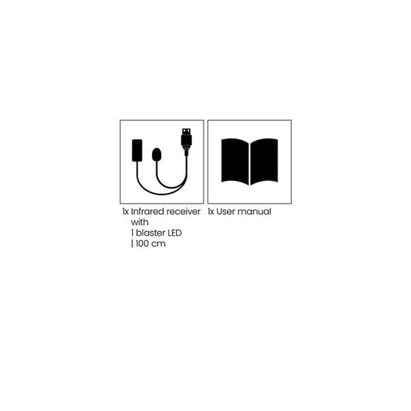 Infraröd förlängningskabel - Marmitek - IR 100 USB - Svart - Snabbinstallation - Utom synhåll A/V-kontroll
