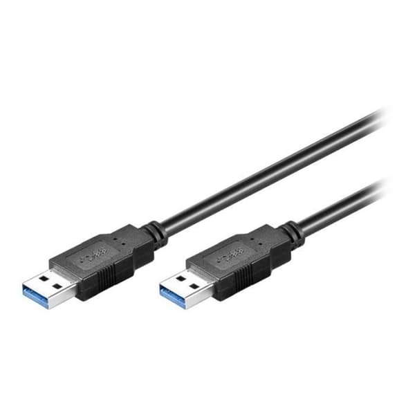 goobay USB-kabel - USB Typ A (M) till USB Typ A (M) - USB 3.0 - 5 m - svart