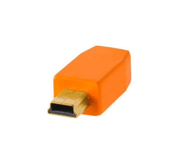 USB-kabel - Tether Tools - TetherPro - 4,6m - USB 2.0 - Orange