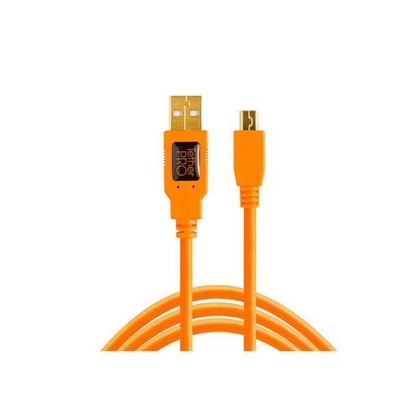 USB-kabel - Tether Tools - TetherPro - 4,6m - USB 2.0 - Orange