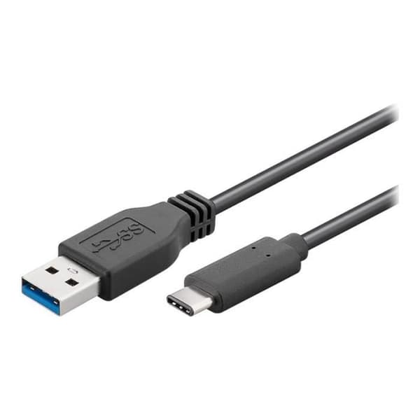 USB Typ A till USB-C-kabel - MicroConnect - 2m - Svart