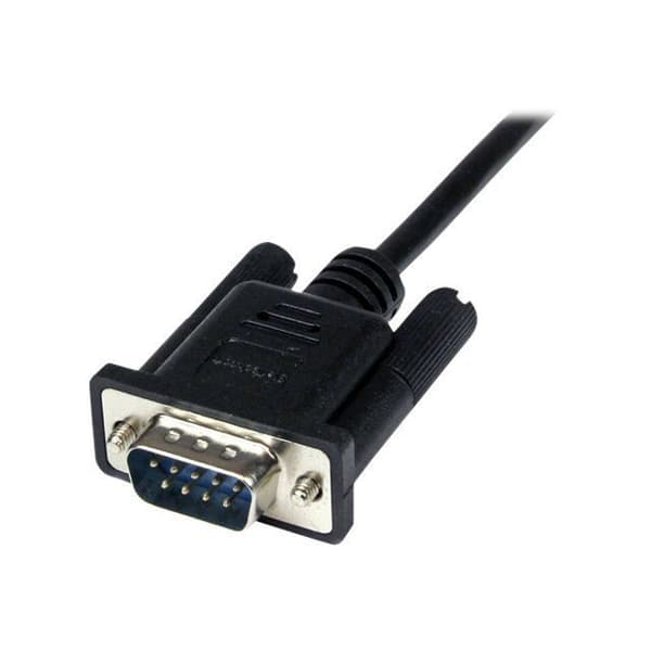 Seriell RS232 DB9 Crossover nollmodemkabel - STARTECH.COM - 2 m - Svart
