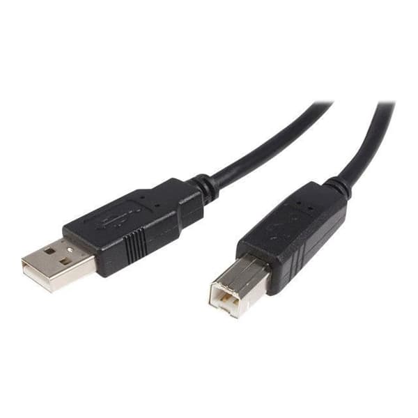 5m USB 2.0 A till B-kabel - M/M - Svart - Livstidsgaranti - STARTECH