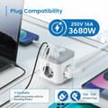 Miniatyrbillede 7 af 11: Printplade Ewent EW3863 3680 W (1,5 m)