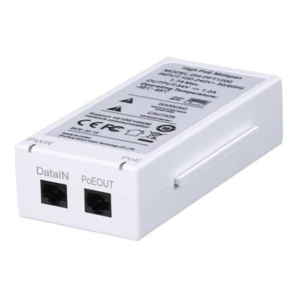 Dahua PFT1200 High PoE Midspan Power Injector AC 100-240V 60 Watt