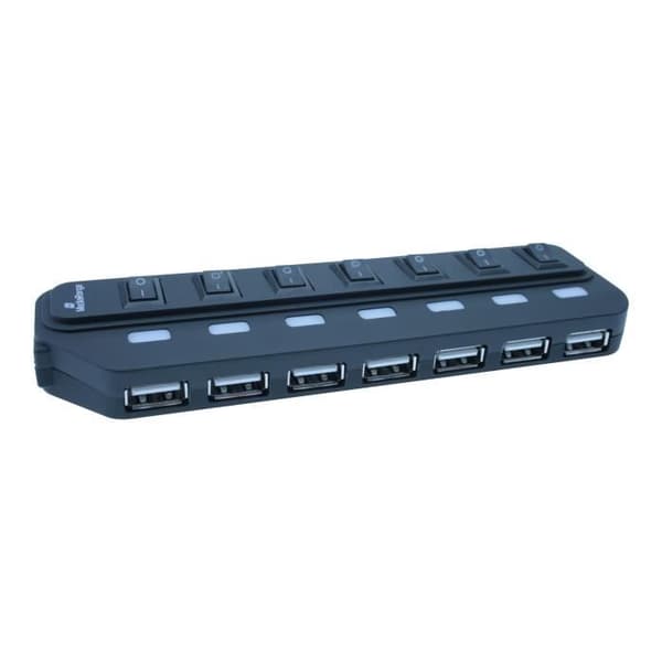 MediaRange MRCS504 - Hub - 7 x USB 2.0 - Skrivbordsdator