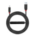 Miniatyrbild 2 av 3: USB-kabel - LINDY - 43227 - USB 3.2 Gen1 - 10 m - USB-A hane, USB-B hane