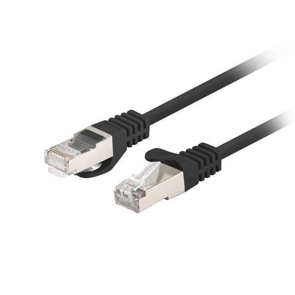 Lanberg Patchcord cat.6 FTP 0.25M 10-pack fluke godkänd svart - 5901969436181