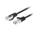 Miniatyrbild 1 av 2: Lanberg Patchcord cat.6 FTP 0.25M 10-pack fluke godkänd svart - 5901969436181