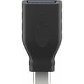 Miniatyrbild 3 av 4: USB-adapter - Goobay - 45395 - USB-C han - USB 3.0 hon typ A - Svart