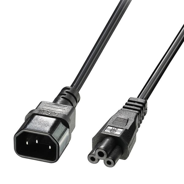 Lindy 1M IEC C14 til IEC C5 strømkabel TCF66F030G, 30340