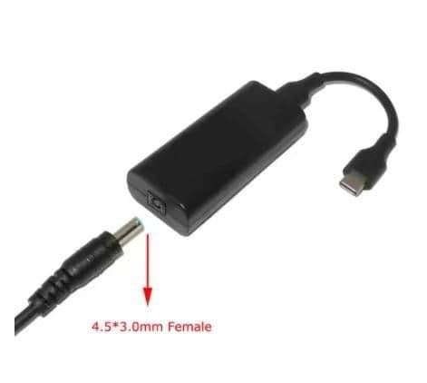 CoreParts 4.5*3.0 konverteringskabel DELL til USB-C-adapter, MBXUSBC-CO0006
