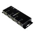 Miniatyrbild 1 av 4: STARTECH.COM 4-ports USB till seriell DB9 RS232 Adapter Hub - Industriell DIN-skena montering och väggfäste - Seriell adapter - USB 2.0