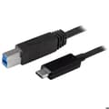 Miniatyrbild 1 av 2: 1m USB-C till USB-B-kabel - STARTECH - Avskärmning - Nickelpläterad kontakt