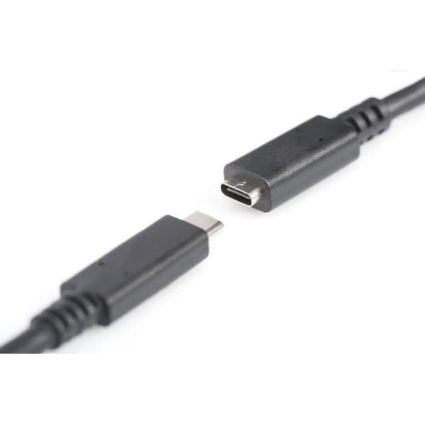 Digitus AK-300210-007-S, 0,7 m, USB C, USB C, 3.1 (3.1 Gen 2), 10 000 Mbit-s, svart