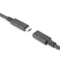 Miniatyrbild 2 av 4: Digitus AK-300210-007-S, 0,7 m, USB C, USB C, 3.1 (3.1 Gen 2), 10 000 Mbit-s, svart