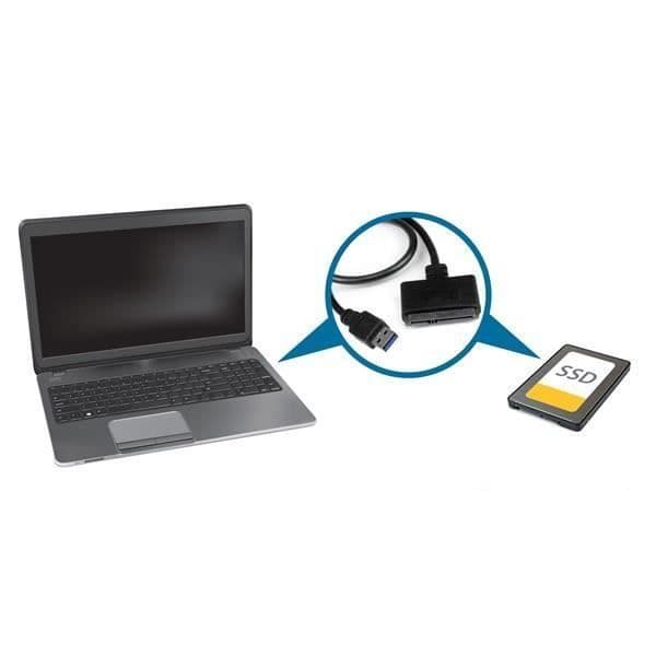 2,5" USB 3.0 till SATA III-adapter med UASP - USB 3.0 till SATA III-adapter för 2,5" SATA HDD / SSD med UASP