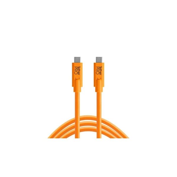TETHER TOOLS USB-C till USB-C TetherPro CUC15 - Orange 4,60m