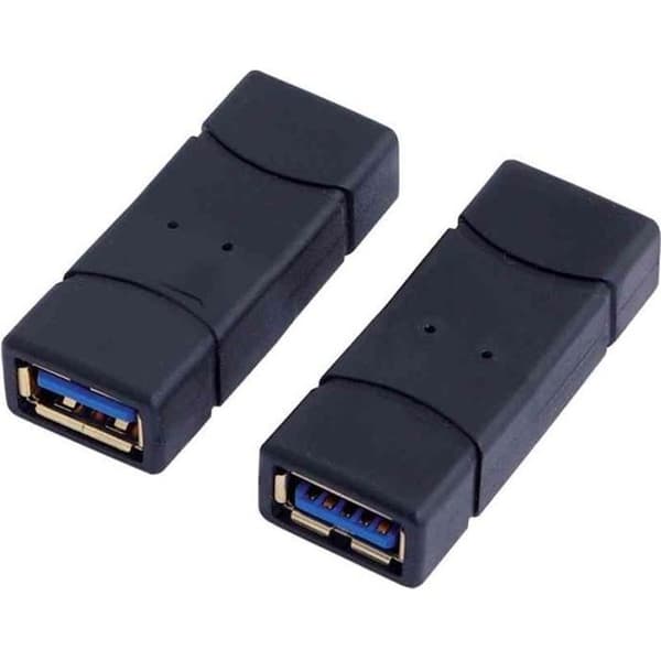 USB 3.0-adapter - LogiLink - USB A-femalekontakt - US-kontakt - 5 Gbit/s - Guldpläterad