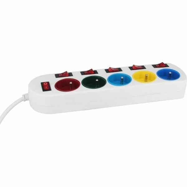 Stikdåse - 5 udtag med kontakt GAO 3680 W