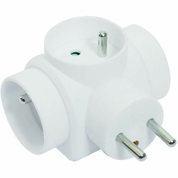Schuko 3 Way multistikdåse GAO