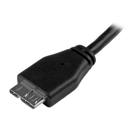 USB 3.0 slim A till Micro B kabel - 50 cm - Svart - STARTECH