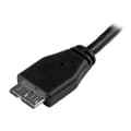 Miniatyrbild 3 av 3: USB 3.0 slim A till Micro B kabel - 50 cm - Svart - STARTECH